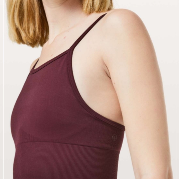 lululemon athletica Other - Lululemon "Ebb to street bra" long line Size 10 Dark Adobe